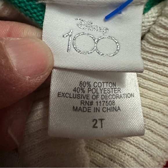 Disney Multicolor Striped Sweater with Minnie Mouse - Picture 3 of 4